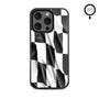 MyBat Design Lab Series MagSafe Case for Apple iPhone 16 Pro - Racing Flag - MIP16PCSLESMSM040-3.jpg
