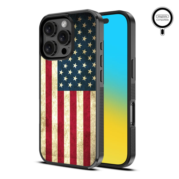 MyBat Design Lab Series MagSafe Case for Apple iPhone 16 Pro - American Flag - MIP16PCSLESMSM043-2.jpg