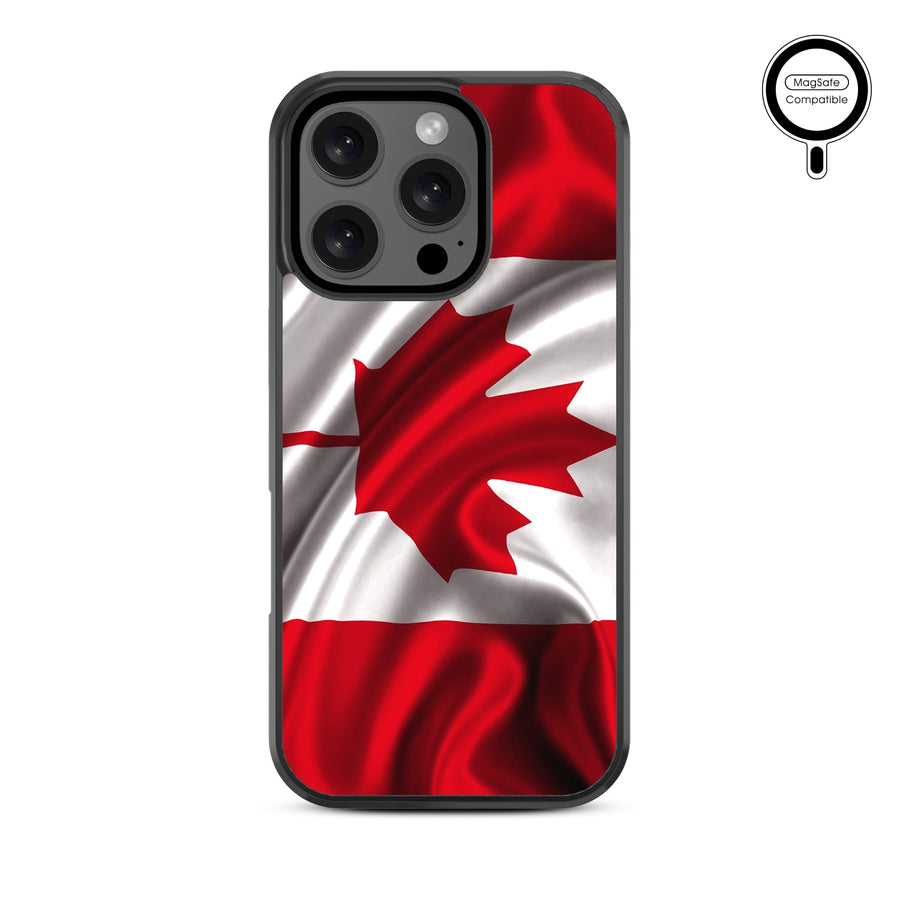 MyBat Design Lab Series MagSafe Case for Apple iPhone 16 Pro - Canadian Flag - MIP16PCSLESMSM044-3.jpg