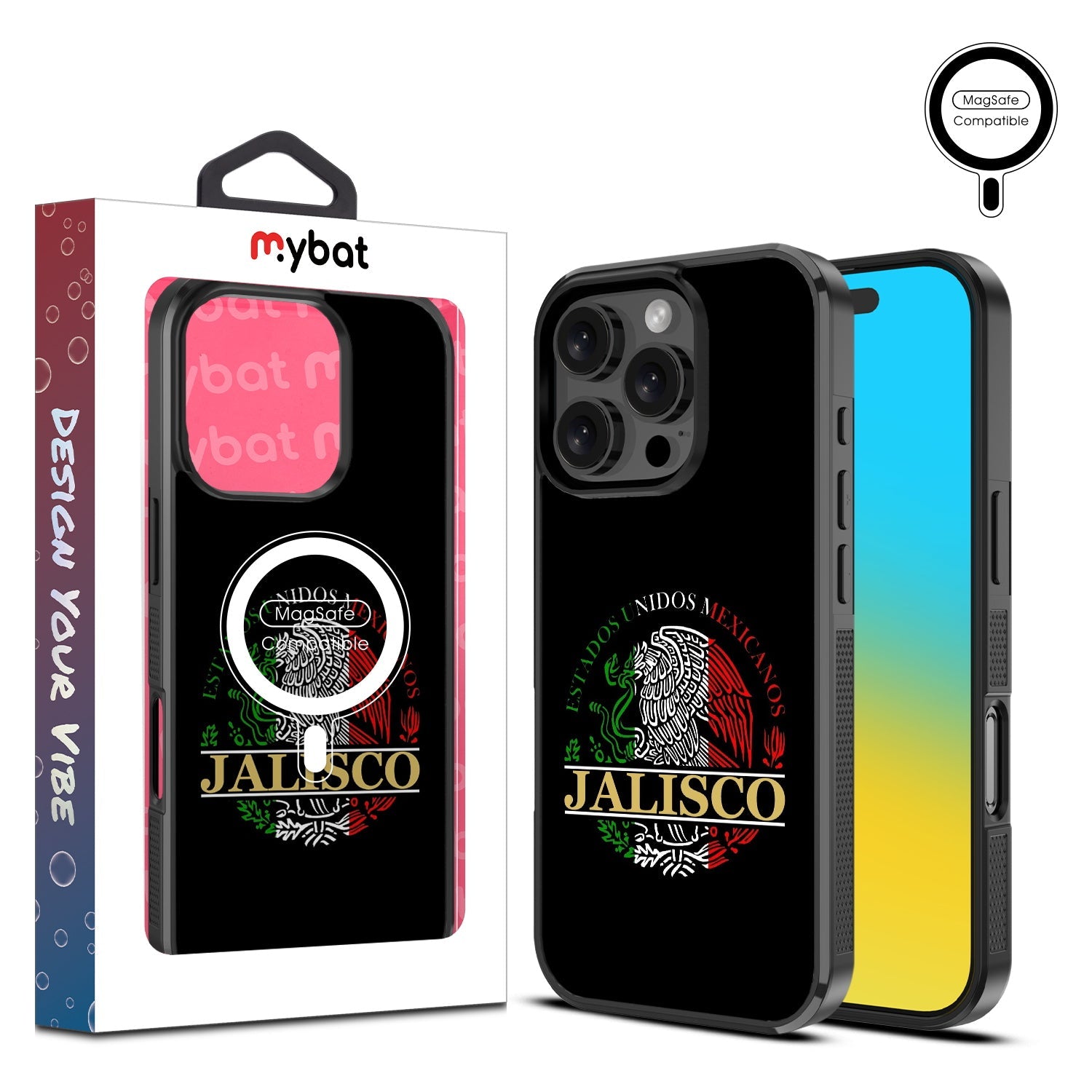 MyBat Design Lab Series MagSafe Case for Apple iPhone 16 Pro - Estados Unidos Mexicanos