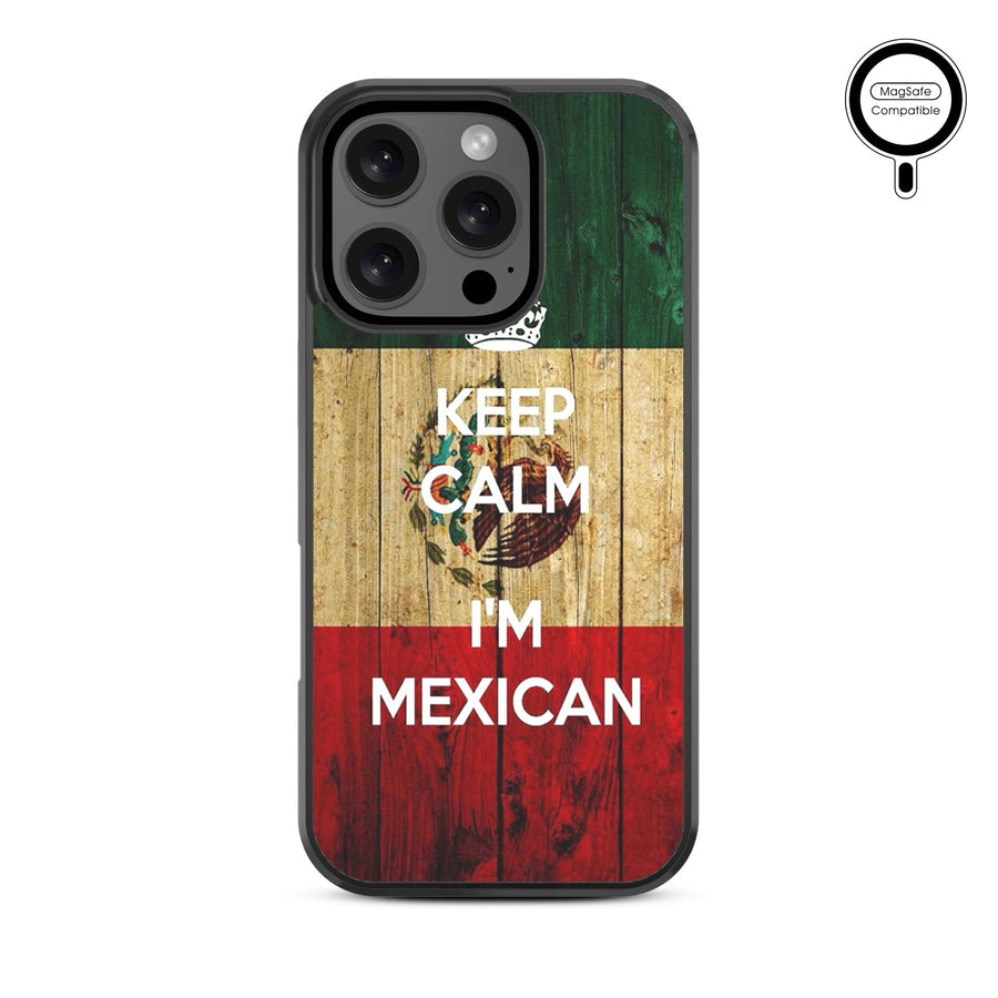 MyBat Design Lab Series MagSafe Case for Apple iPhone 16 Pro - Keep Calm, I'm Mexican