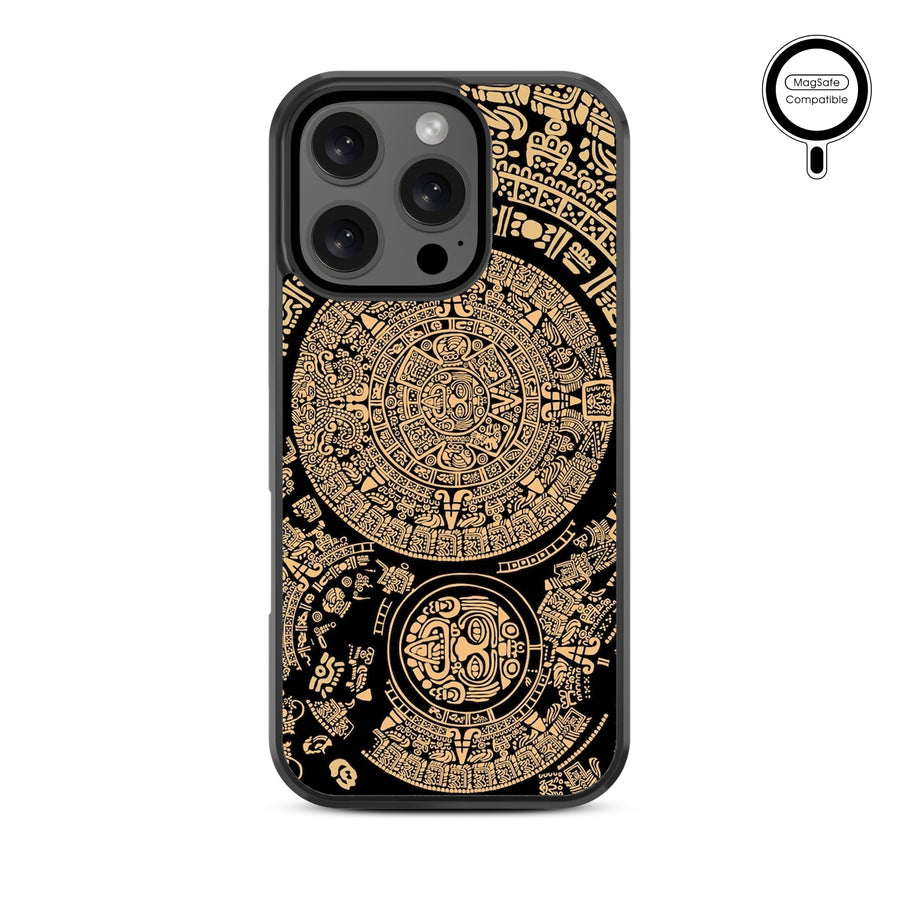 MyBat Design Lab Series MagSafe Case for Apple iPhone 16 Pro - Mayan Calendar - MIP16PCSLESMSM052-3.jpg