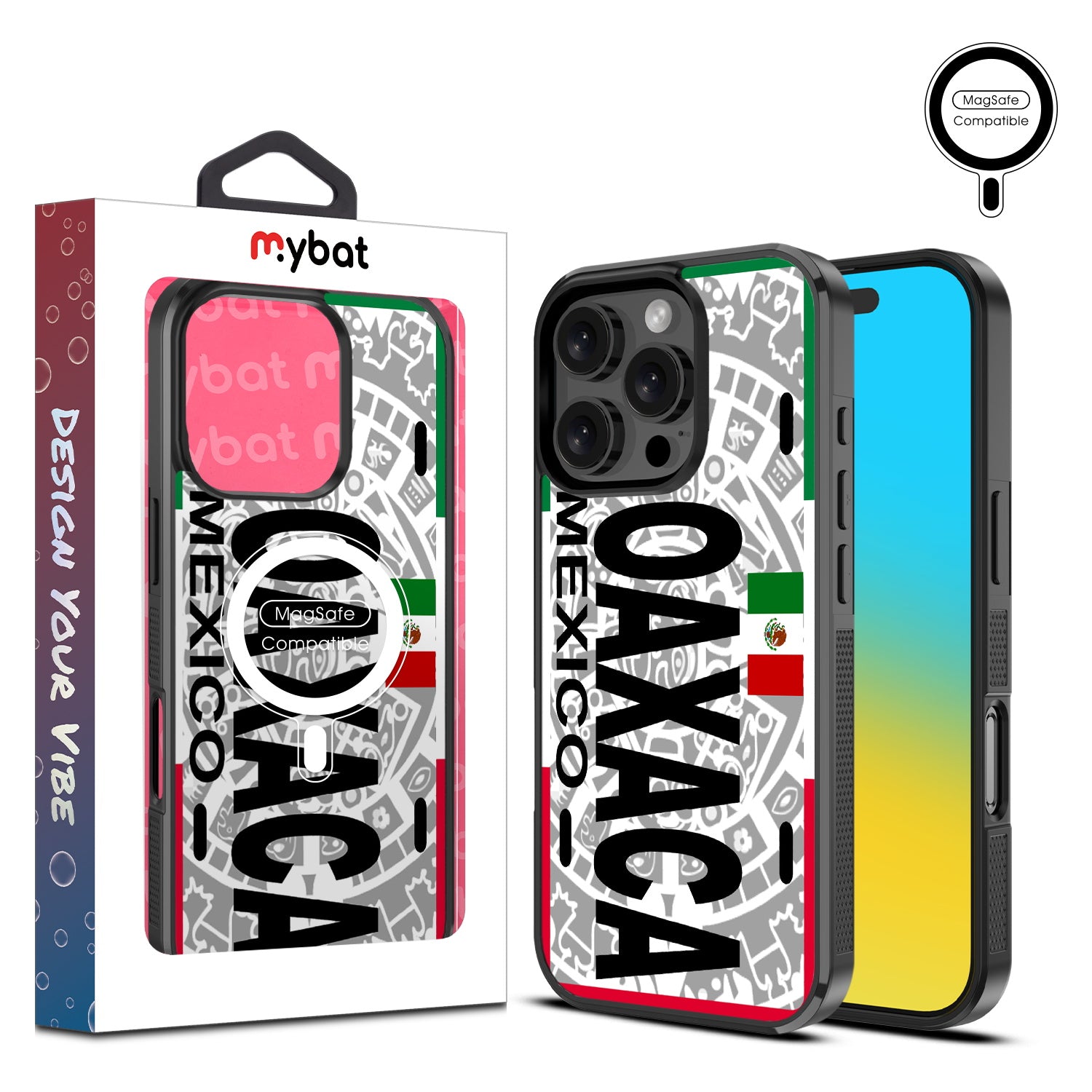 MyBat Design Lab Series MagSafe Case for Apple iPhone 16 Pro - Oaxaca Azteca