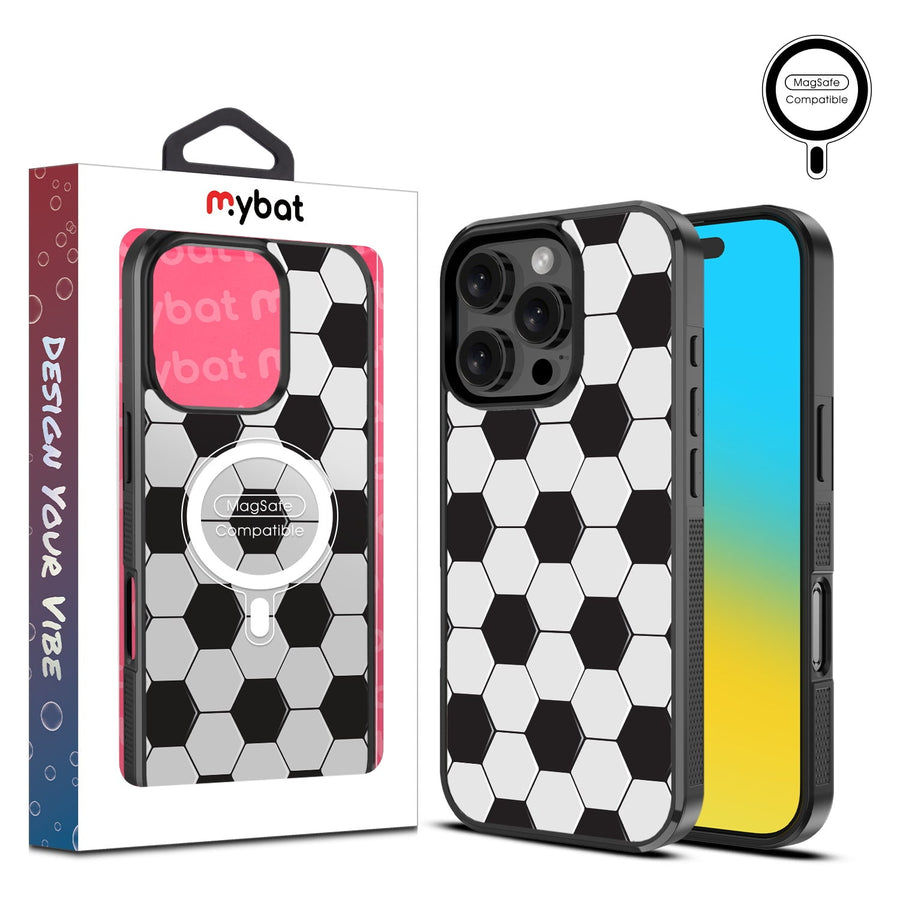MyBat Design Lab Series MagSafe Case for Apple iPhone 16 Pro - Soccer