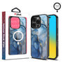 MyBat Design Lab Series MagSafe Case for Apple iPhone 16 Pro - Blue Marble