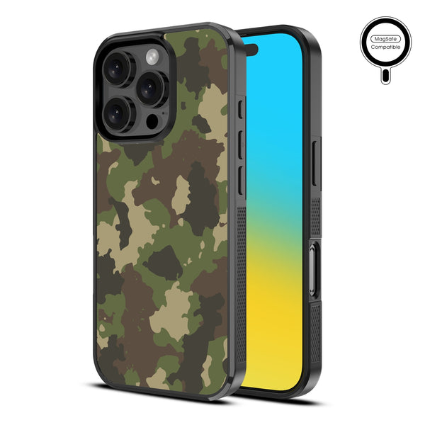 MyBat Design Lab Series MagSafe Case for Apple iPhone 16 Pro - Army Camouflage - MIP16PCSLESMSM120-2.jpg