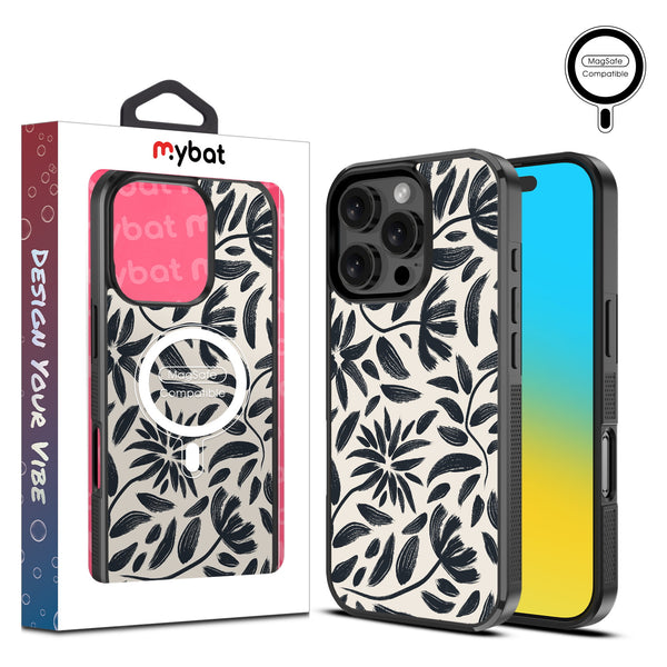 MyBat Design Lab Series MagSafe Case for Apple iPhone 16 Pro - Vintage Floral - MIP16PCSLESMSM124-1.jpg