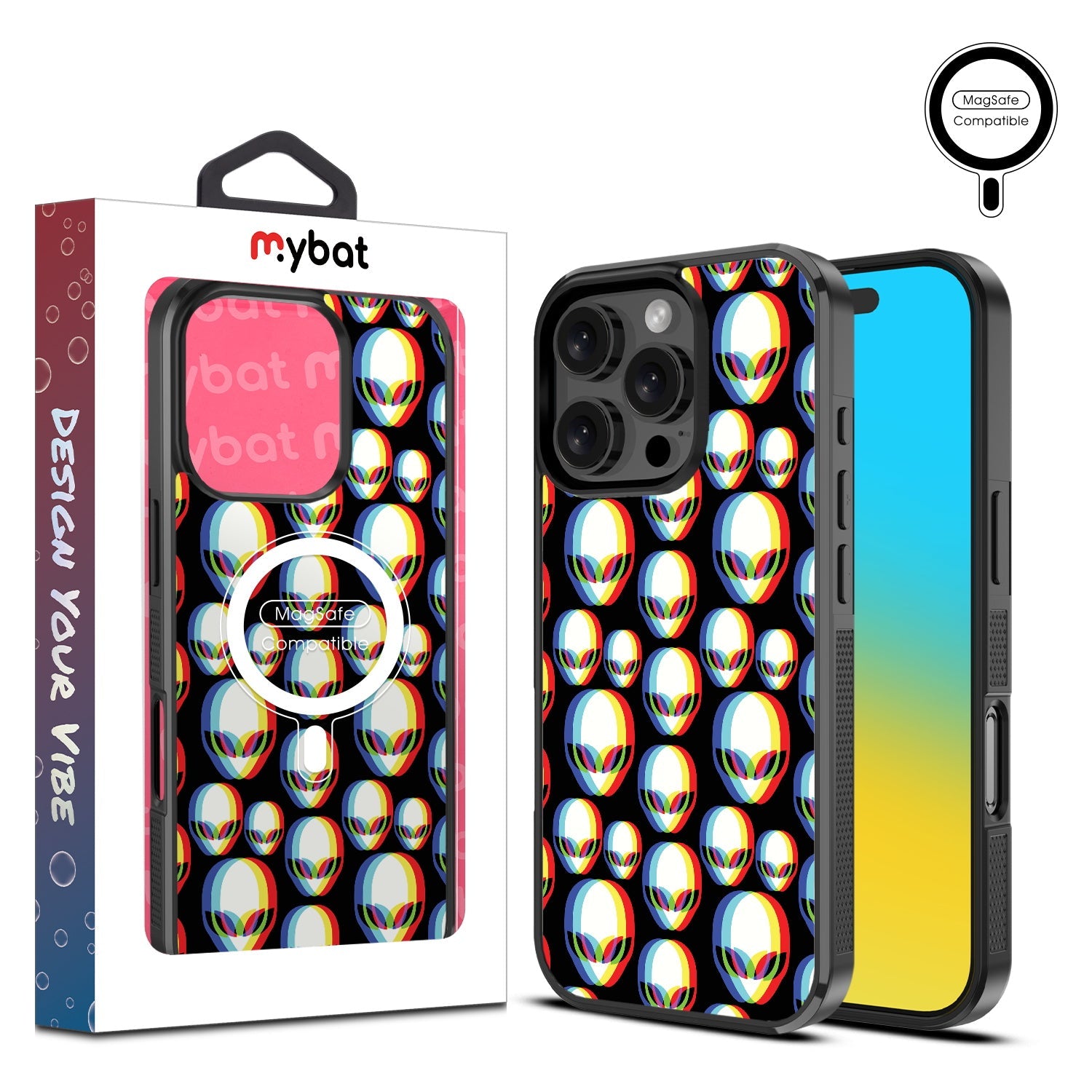 MyBat Design Lab Series MagSafe Case for Apple iPhone 16 Pro - Extraterrestrial