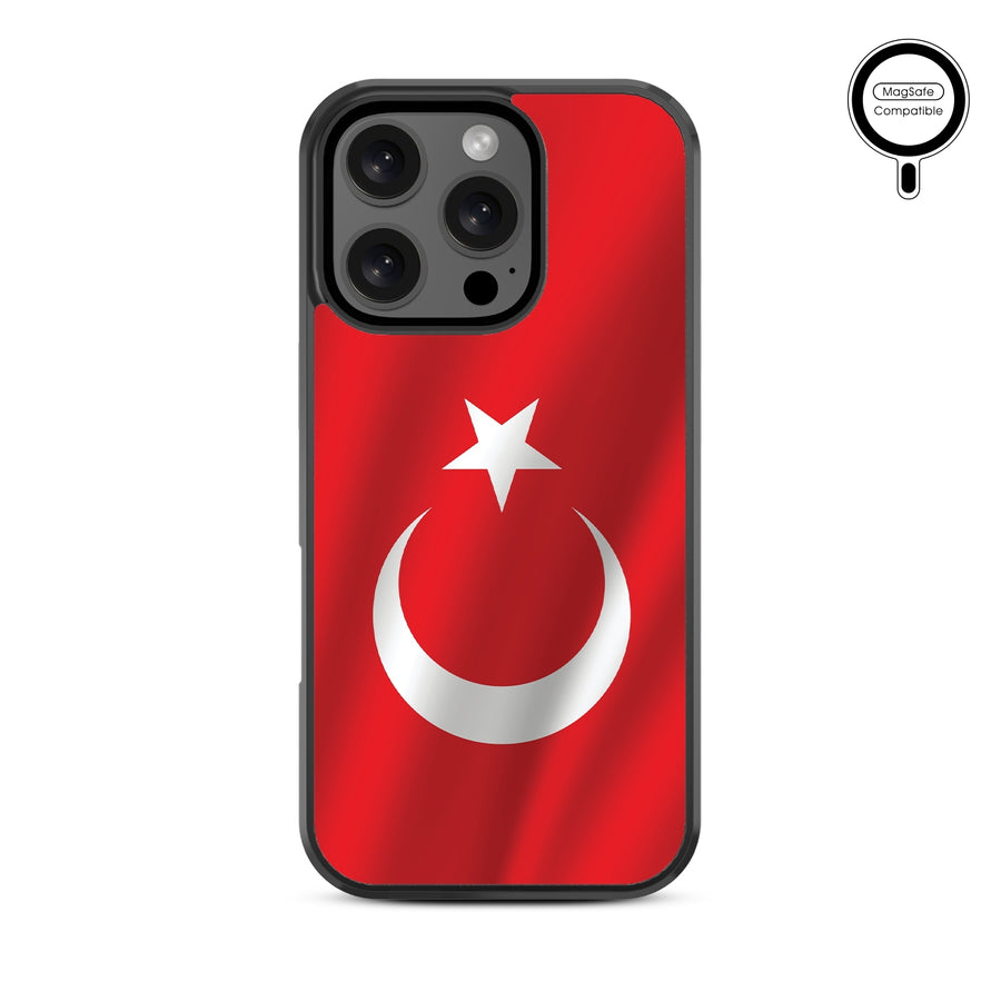 MyBat Design Lab Series MagSafe Case for Apple iPhone 16 Pro - Turkey Flag - MIP16PCSLESMSM161-3.jpg