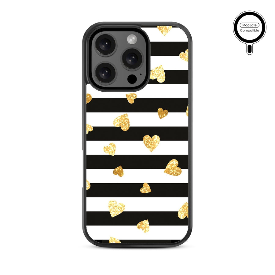 MyBat Design Lab Series MagSafe Case for Apple iPhone 16 Pro - Heart of Gold