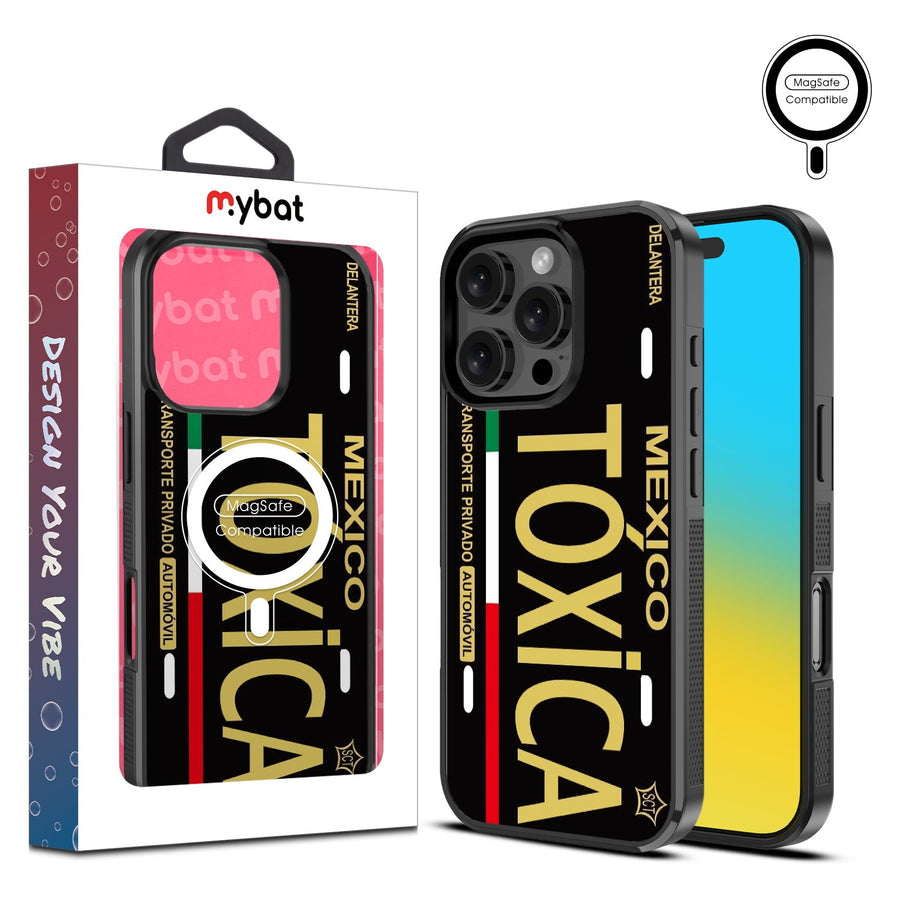MyBat Design Lab Series MagSafe Case for Apple iPhone 16 Pro - Toxica Black