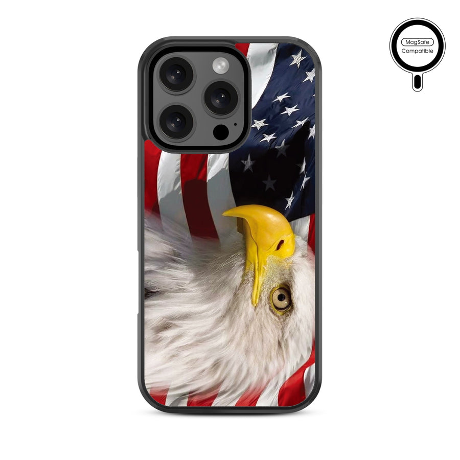 MyBat Design Lab Series MagSafe Case for Apple iPhone 16 Pro - Soaring with Liberty - MIP16PCSLESMSM181-3.jpg