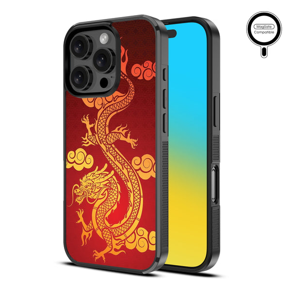 MyBat Design Lab Series MagSafe Case for Apple iPhone 16 Pro - Golden Dragon - MIP16PCSLESMSM213-2.jpg