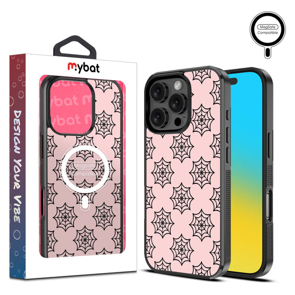 MyBat Design Lab Series MagSafe Case for Apple iPhone 16 Pro - Pink Spider Web - MIP16PCSLESMSM227-1.jpg