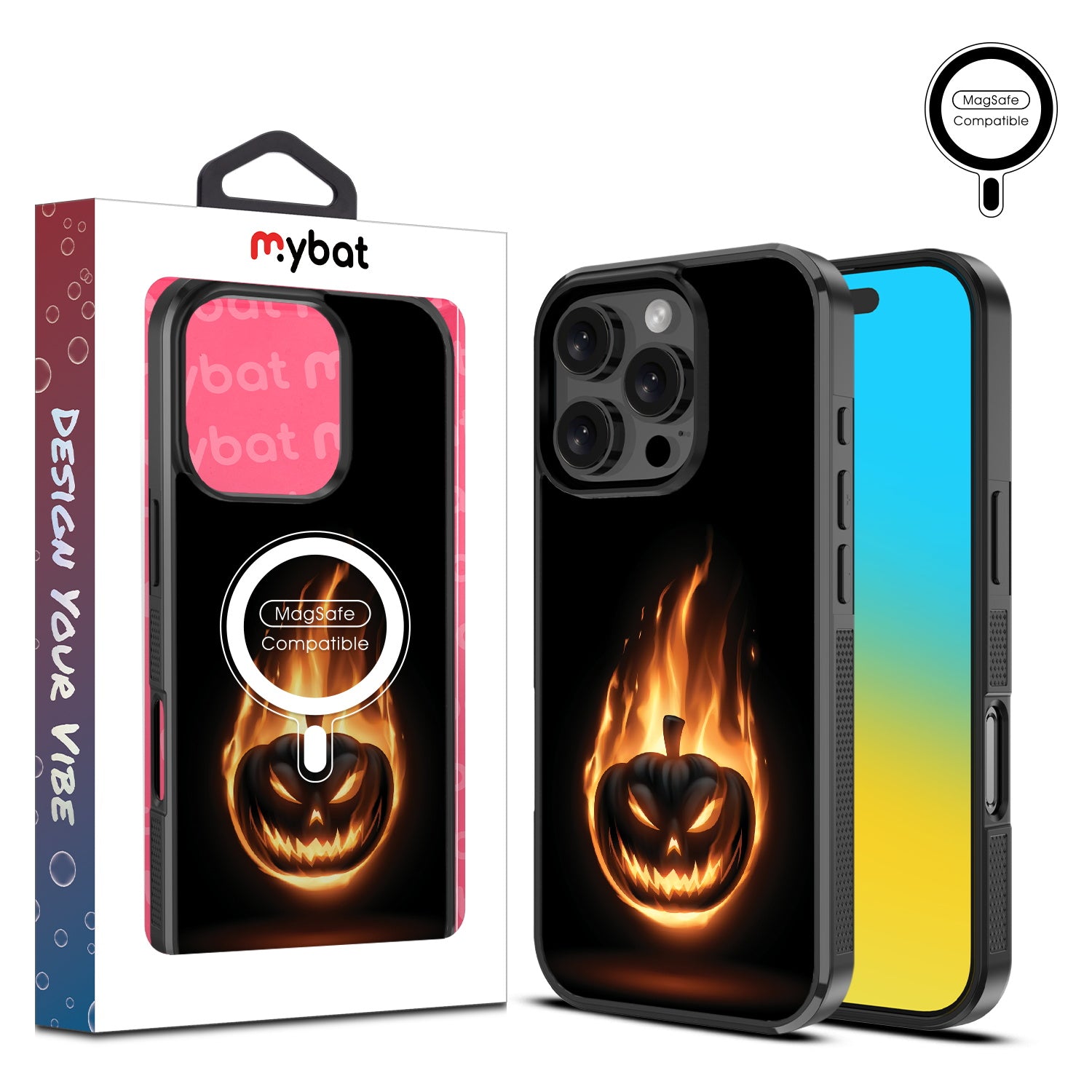 MyBat Design Lab Series MagSafe Case for Apple iPhone 16 Pro - Blazing Jack