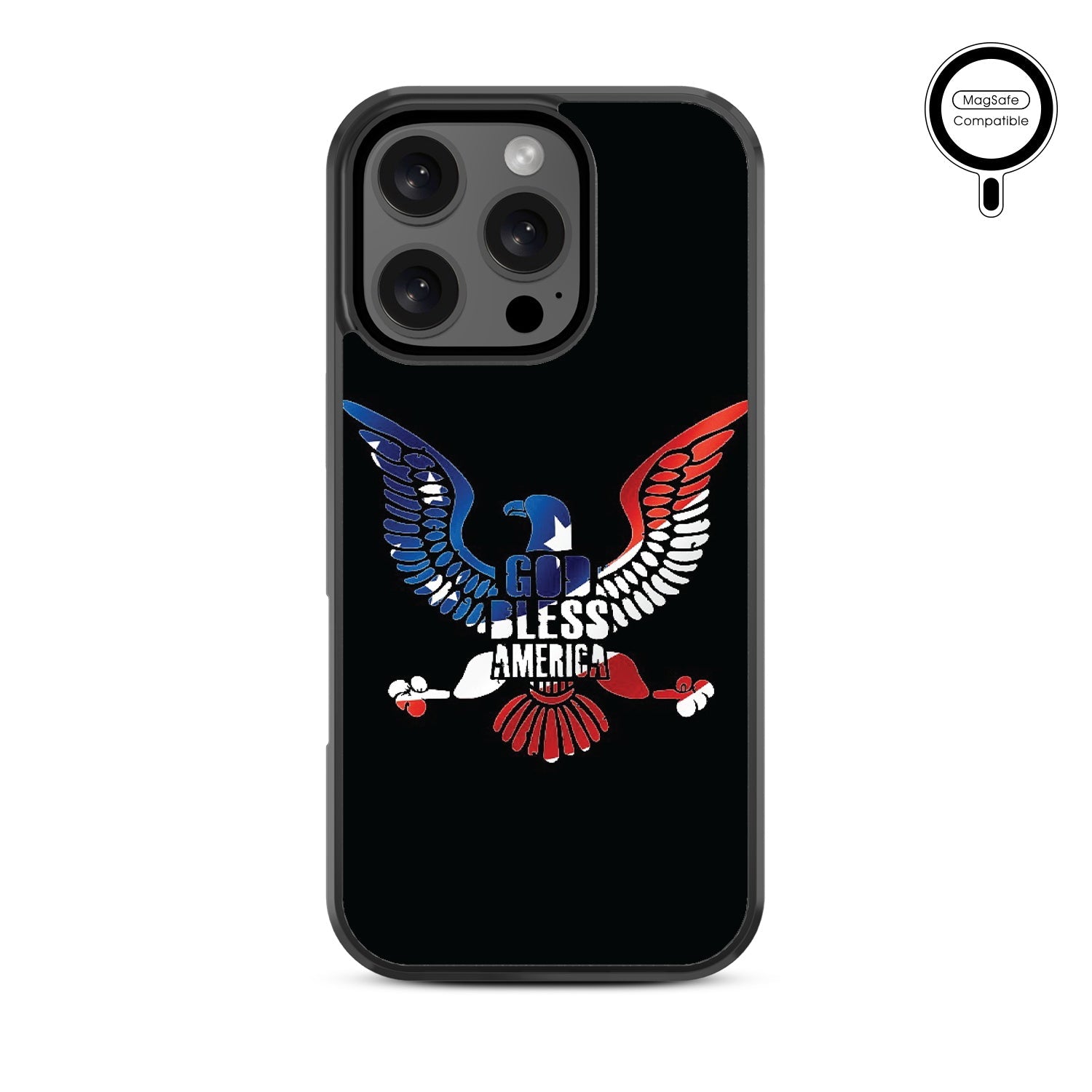 MyBat Design Lab Series MagSafe Case for Apple iPhone 16 Pro - God Bless America