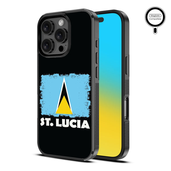MyBat Design Lab Series MagSafe Case for Apple iPhone 16 Pro - St. Lucia Flag - MIP16PCSLESMSM262-2.jpg
