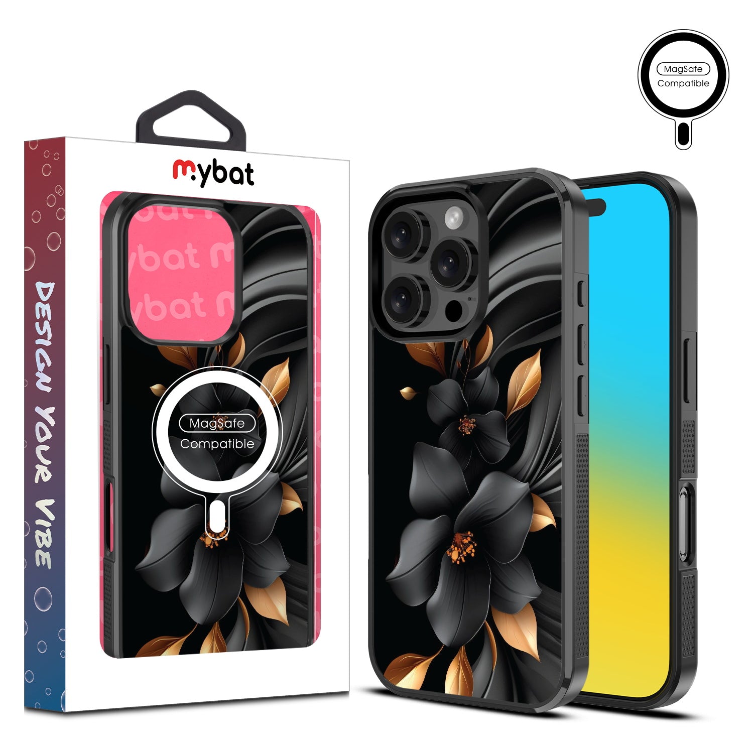 MyBat Design Lab Series MagSafe Case for Apple iPhone 16 Pro - Autumn Noir