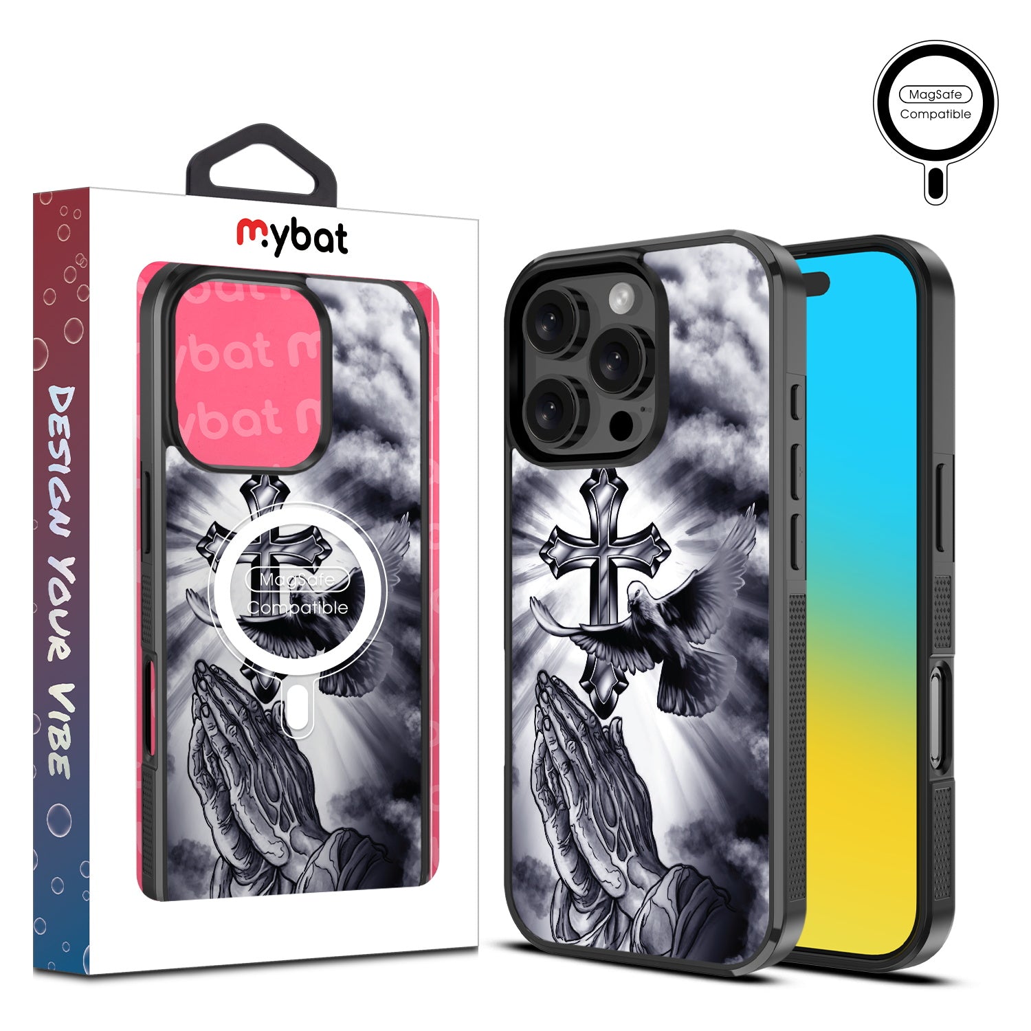 MyBat Design Lab Series MagSafe Case for Apple iPhone 16 Pro - Faithful Prayer