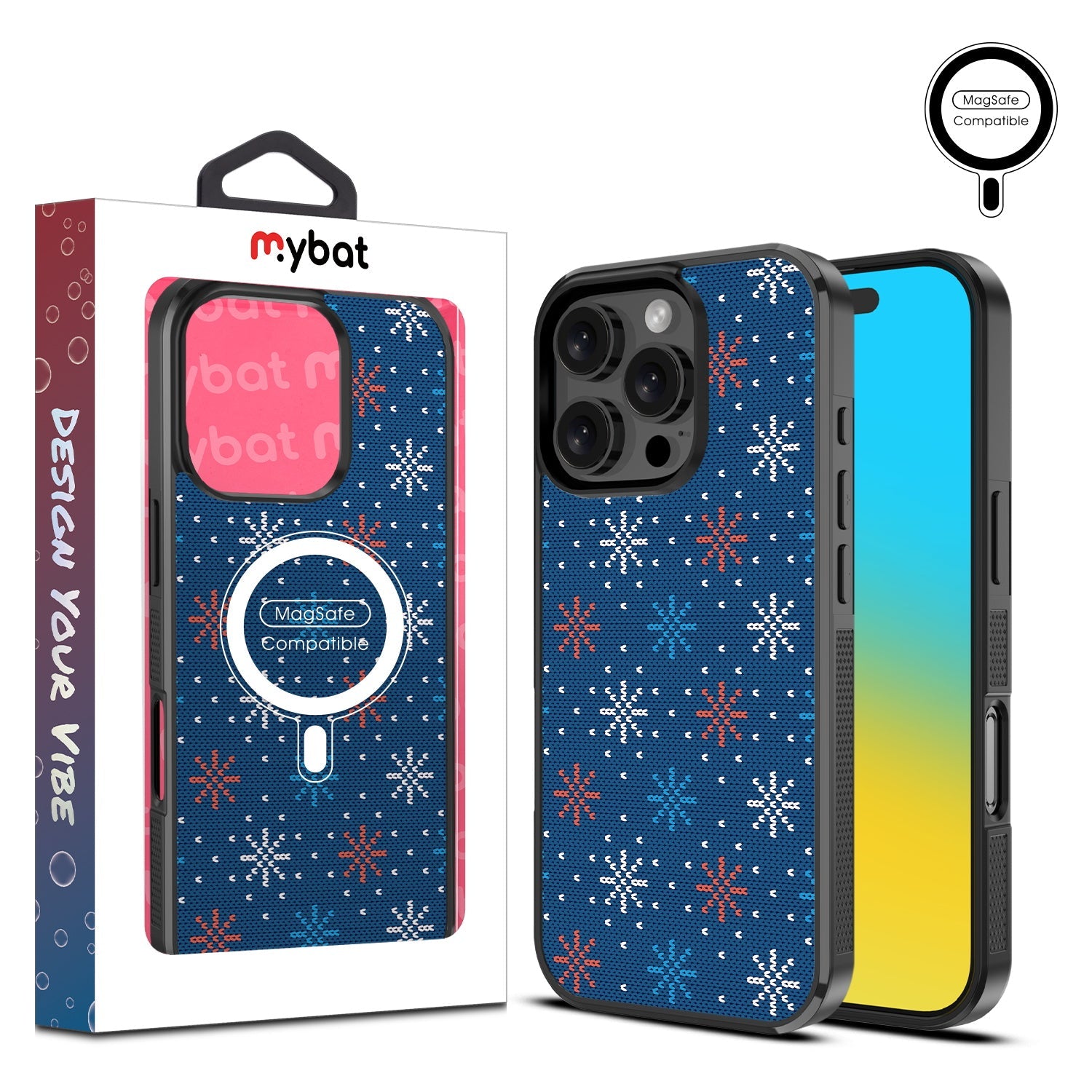 MyBat Design Lab Series MagSafe Case for Apple iPhone 16 Pro - Winter Sweater