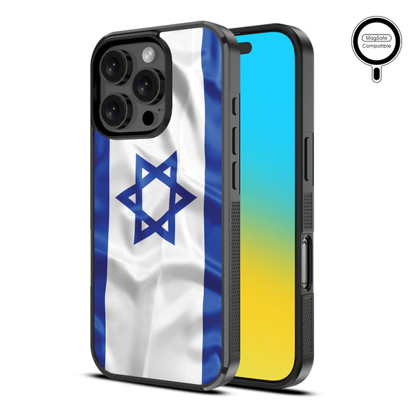 MyBat Design Lab Series MagSafe Case for Apple iPhone 16 Pro - Israel Flag - MIP16PCSLESMSM308-2.jpg