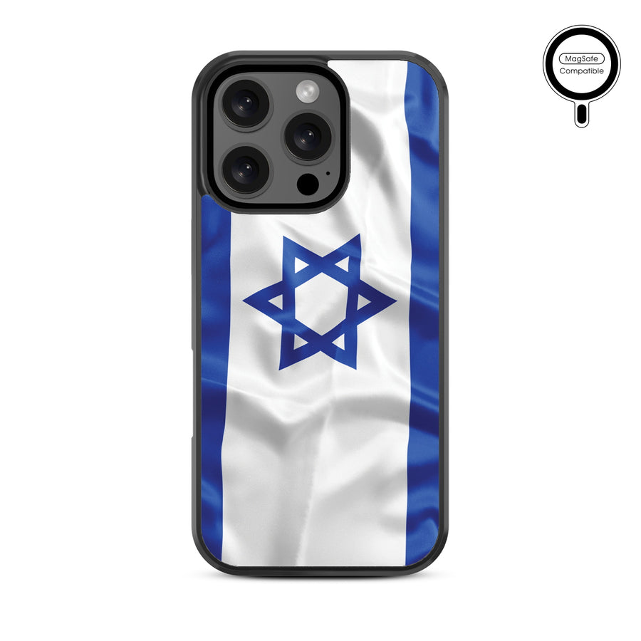 MyBat Design Lab Series MagSafe Case for Apple iPhone 16 Pro - Israel Flag - MIP16PCSLESMSM308-3.jpg