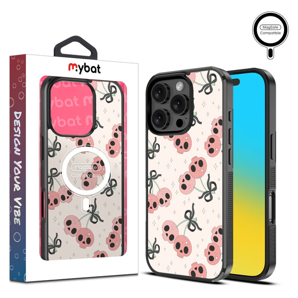 MyBat Design Lab Series MagSafe Case for Apple iPhone 16 Pro - Cherry Skulls - MIP16PCSLESMSM408-1.jpg