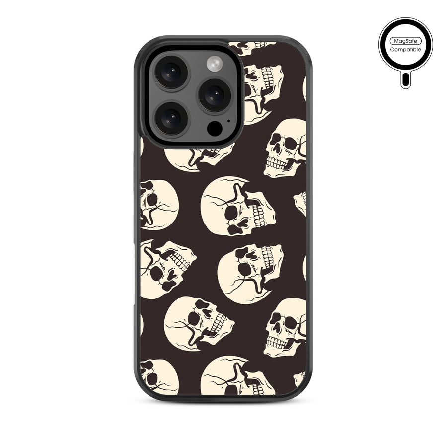 MyBat Design Lab Series MagSafe Case for Apple iPhone 16 Pro - Bone Heads - MIP16PCSLESMSM411-3.jpg