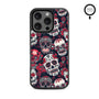 MyBat Design Lab Series MagSafe Case for Apple iPhone 16 Pro - Sugar Rose Skulls - MIP16PCSLESMSM418-3.jpg