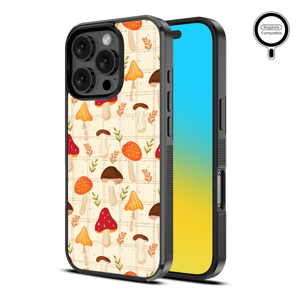 MyBat Design Lab Series MagSafe Case for Apple iPhone 16 Pro - Mushroom Patch - MIP16PCSLESMSM426-2.jpg