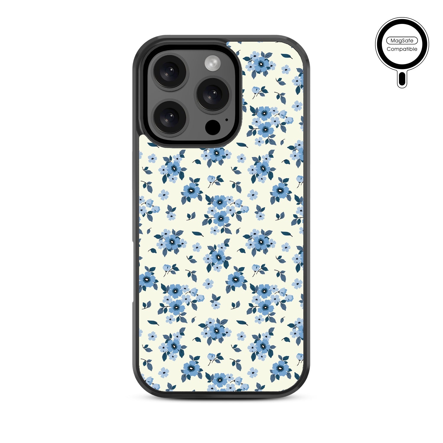 MyBat Design Lab Series MagSafe Case for Apple iPhone 16 Pro - Porcelain Petals