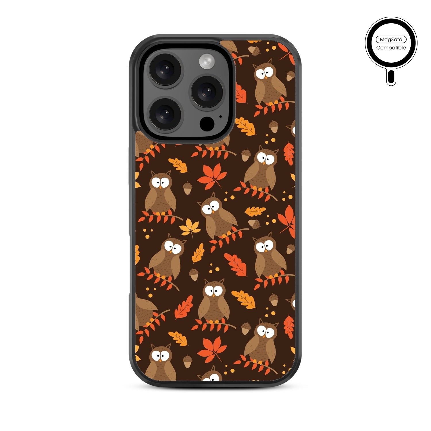MyBat Design Lab Series MagSafe Case for Apple iPhone 16 Pro - Hoot & Harvest