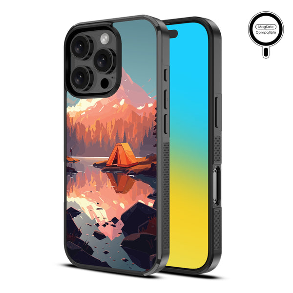 MyBat Design Lab Series MagSafe Case for Apple iPhone 16 Pro - Lakeside Sunrise - MIP16PCSLESMSM451-2.jpg