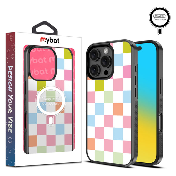 MyBat Design Lab Series MagSafe Case for Apple iPhone 16 Pro - Pastel Check - MIP16PCSLESMSM480-1.jpg