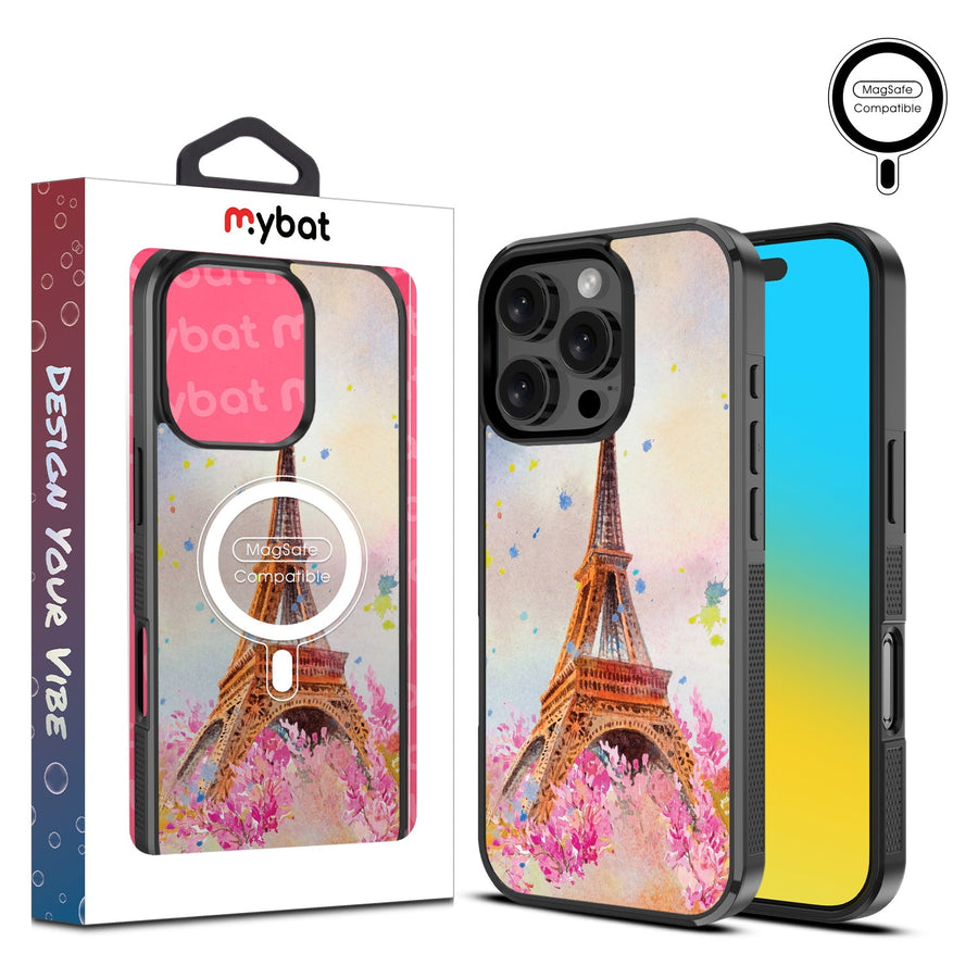 MyBat Design Lab Series MagSafe Case for Apple iPhone 16 Pro - Spring in Paris