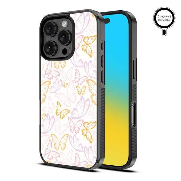 MyBat Design Lab Series MagSafe Case for Apple iPhone 16 Pro - Wing Outline - MIP16PCSLESMSM491-2.jpg