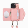 MyBat Posh Crossbody Wallet Case for Apple iPhone 16 Pro - Pink - MIP16PCSLESS372-4.jpg