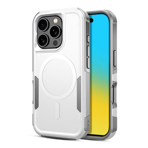 MyBat Fortress Series MagSafe Case for Apple iPhone 16 Pro - White - MIP16PCSRSKMS304-2.jpg