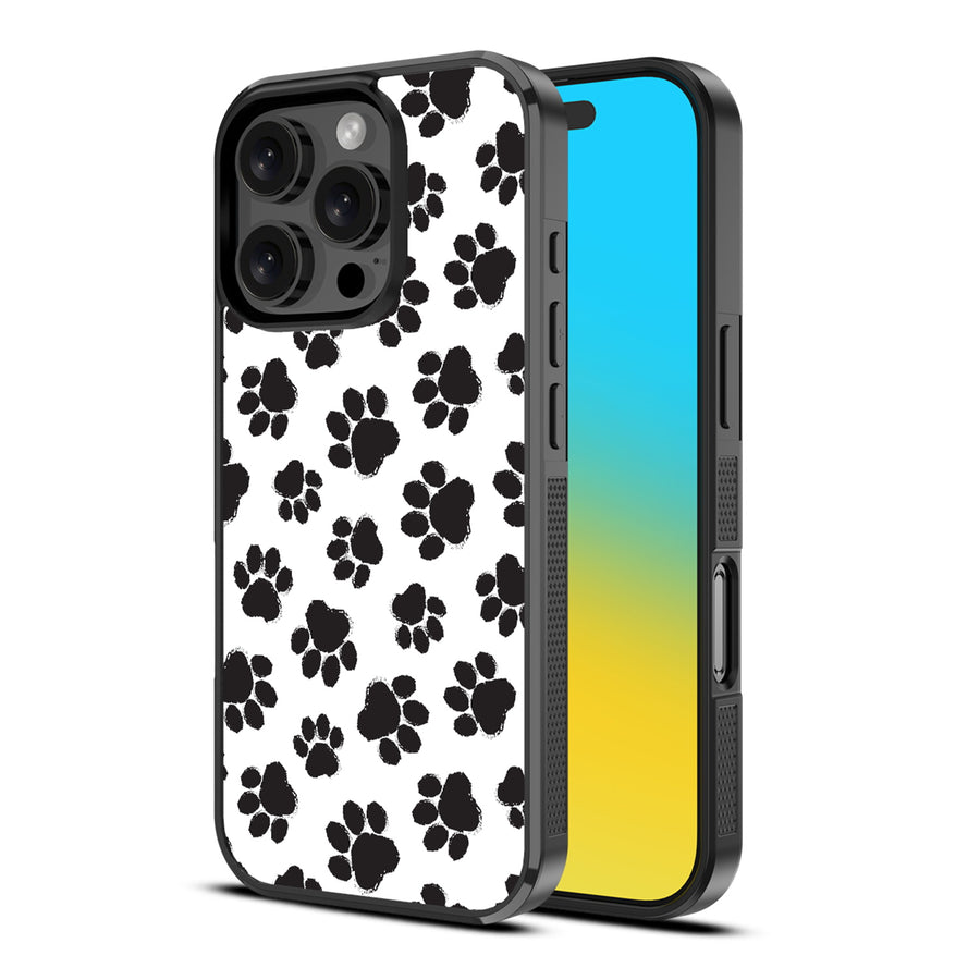 MyBat Design Lab Series Case for Apple iPhone 16 Pro Max - Black Paw Prints - MIP16PMCSLESM002-2.jpg