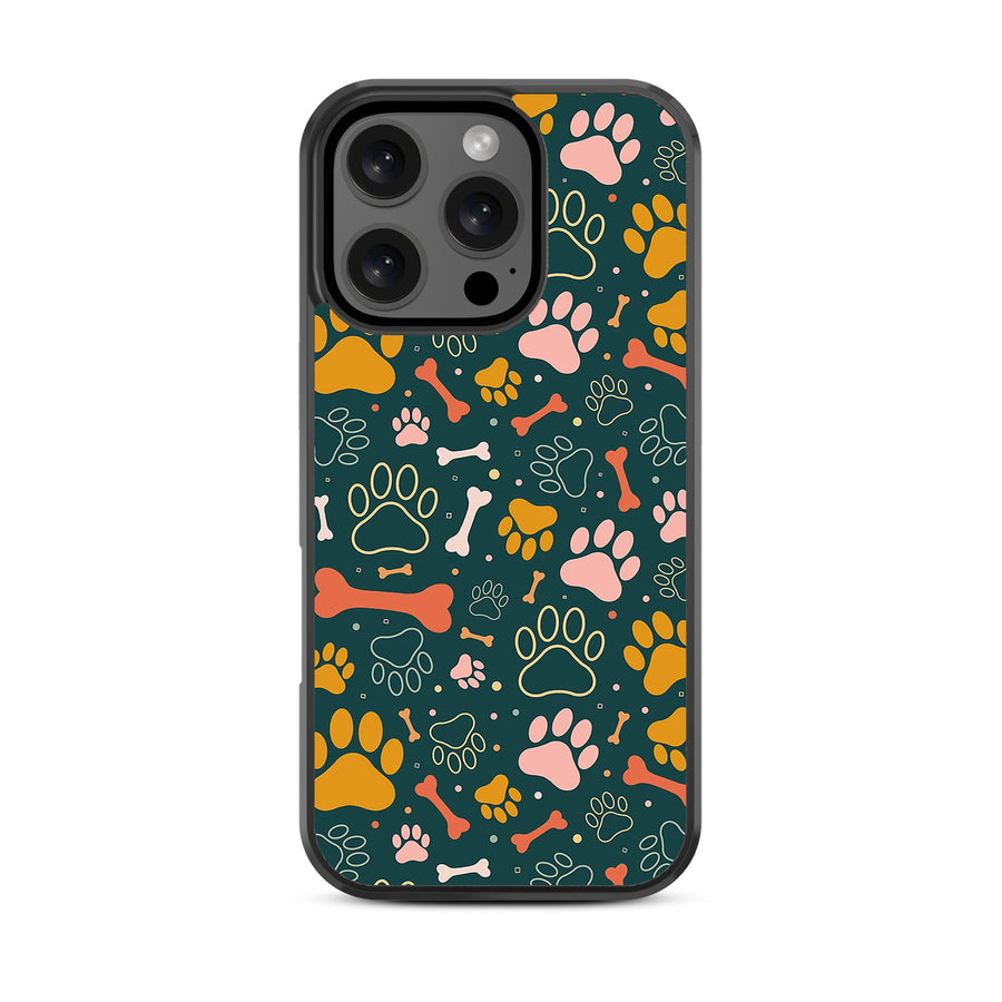 MyBat Design Lab Series Case for Apple iPhone 16 Pro Max - Paw Prints & Bones - MIP16PMCSLESM003-3.jpg