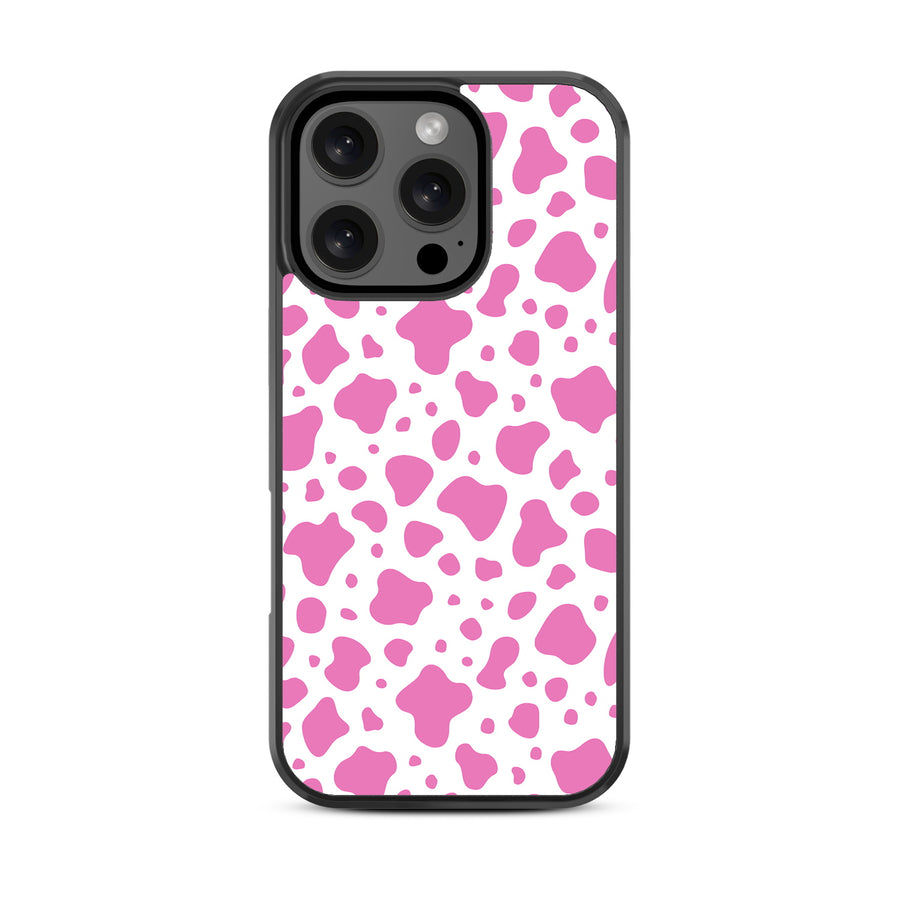 MyBat Design Lab Series Case for Apple iPhone 16 Pro Max - Pink Cow Print - MIP16PMCSLESM015-3.jpg