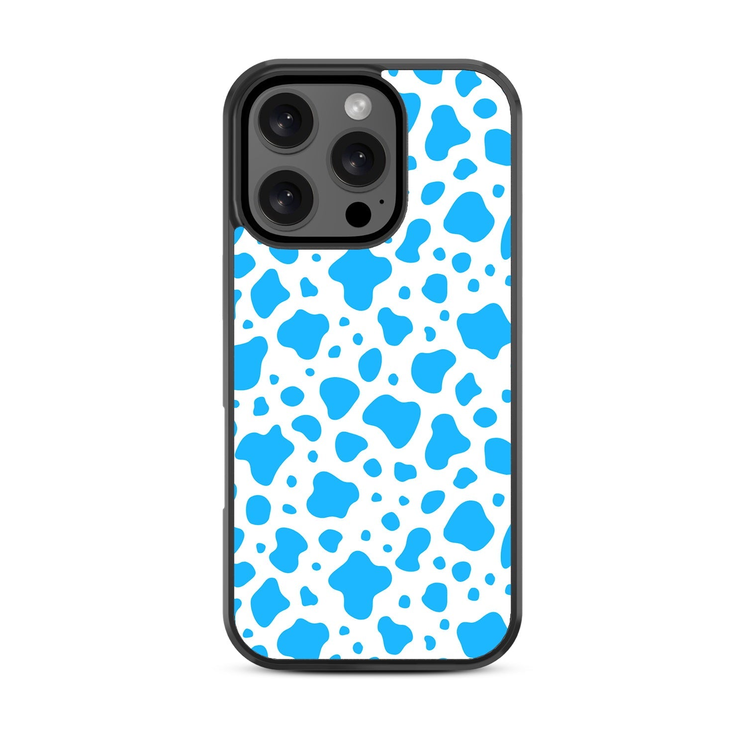 MyBat Design Lab Series Case for Apple iPhone 16 Pro Max - Blue Cow Print