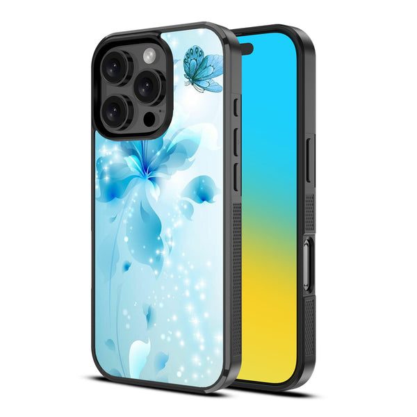 MyBat Design Lab Series Case for Apple iPhone 16 Pro Max - Butterfly & Flowers - MIP16PMCSLESM020-2.jpg