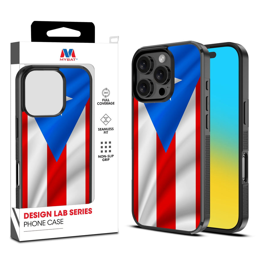MyBat Design Lab Series Case for Apple iPhone 16 Pro Max - Puerto Rican Flag