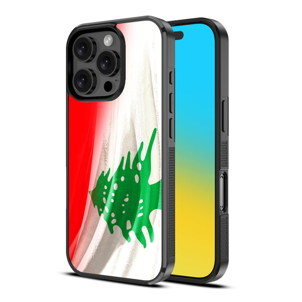 MyBat Design Lab Series Case for Apple iPhone 16 Pro Max - Lebanese Flag - MIP16PMCSLESM033-2.jpg