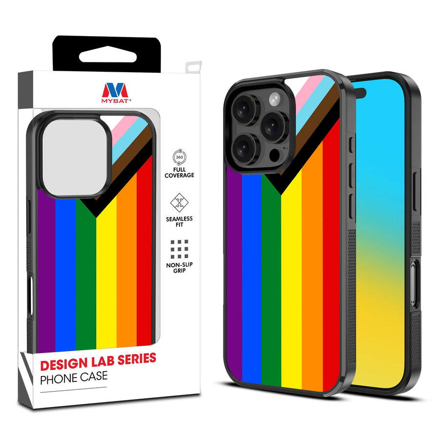 MyBat Design Lab Series Case for Apple iPhone 16 Pro Max - LGBTQ+ Flag