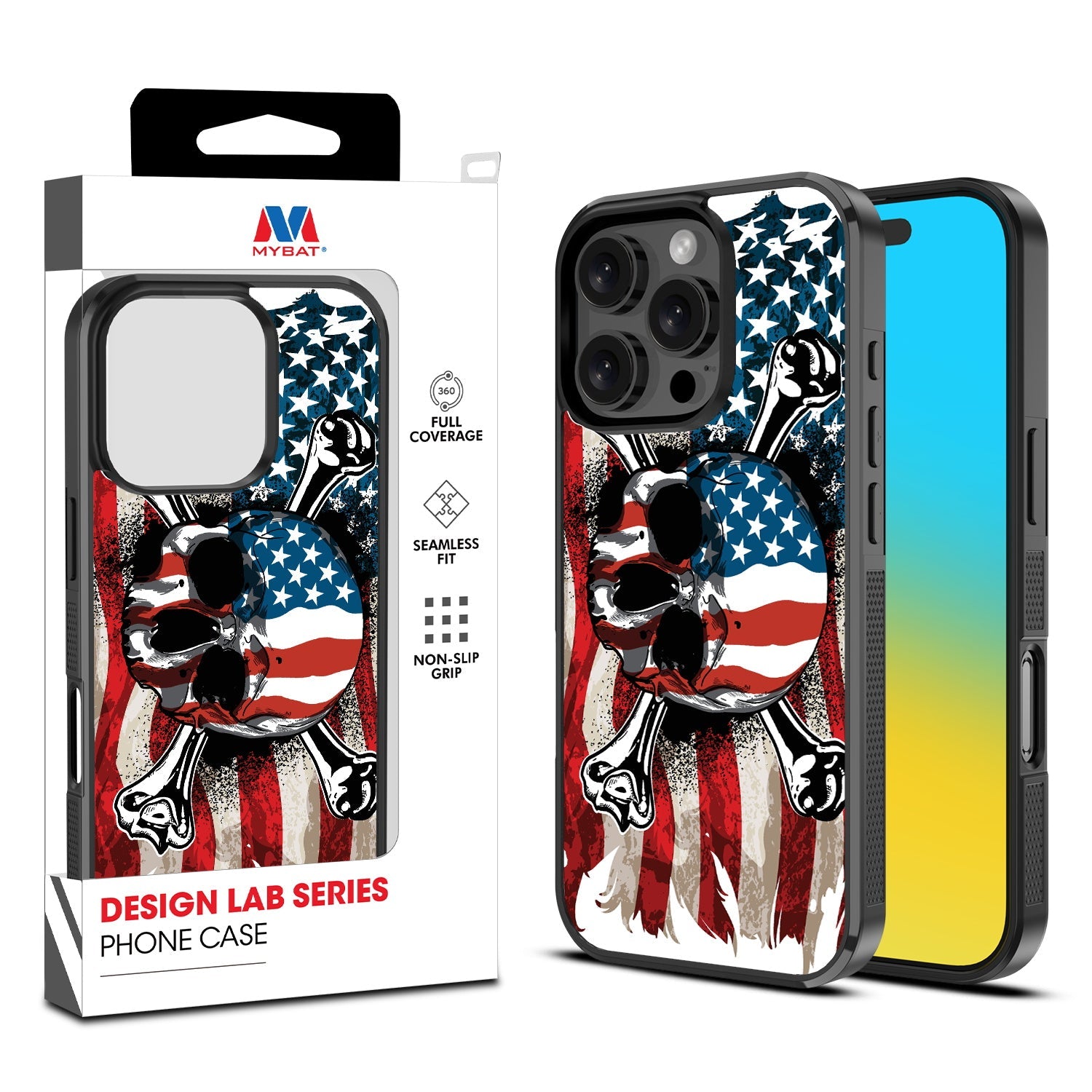 MyBat Design Lab Series Case for Apple iPhone 16 Pro Max - Land of the Free