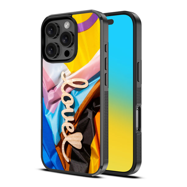 MyBat Design Lab Series Case for Apple iPhone 16 Pro Max - Love is Love - MIP16PMCSLESM037-2.jpg