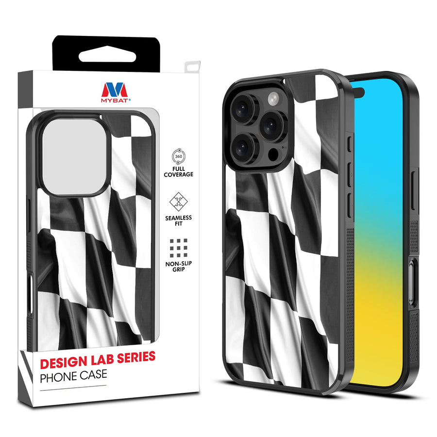 MyBat Design Lab Series Case for Apple iPhone 16 Pro Max - Racing Flag