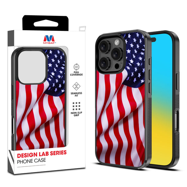 MyBat Design Lab Series Case for Apple iPhone 16 Pro Max - Stars & Stripes - MIP16PMCSLESM042-1.jpg